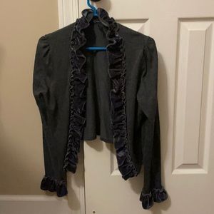 INC cropped cardigan